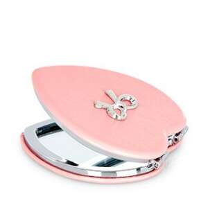 กระจกคุณนายฟรุ้งฟริ้ง – กระจกพับแบบตลับรูปหัวใจประดับคริสตัล