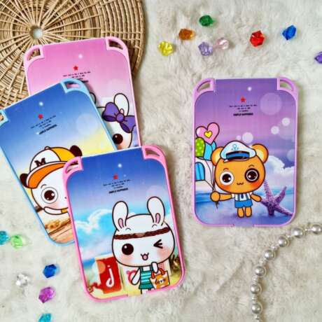 กระจกพกพาแบบยกโหล ราคาถูก 12 แพ็ค คละลาย คละสี