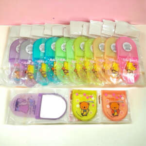 กระจกพับพกพา หลายรูปทรง แบบยกโหล (24ชิ้น) พร้อมส่ง